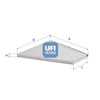 UFI Filters Cabin Air Filter 53.584.00