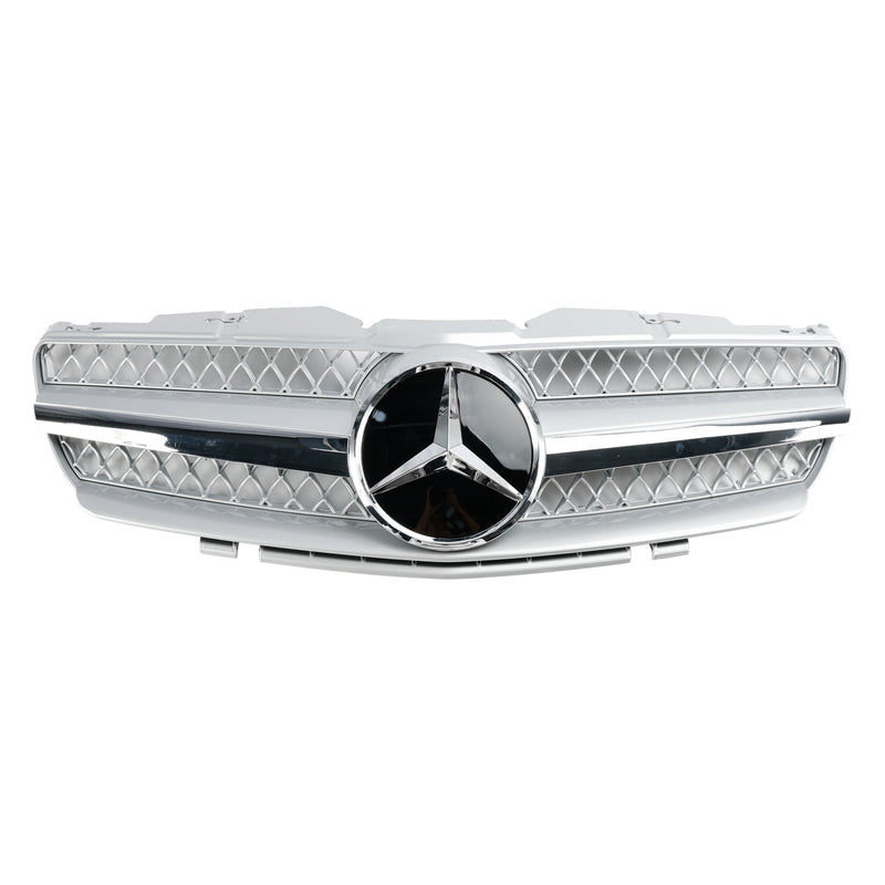Mercedes R230 SL500 SL600 Front Bumper Upper Grille 1 Fin (2003-2006)
