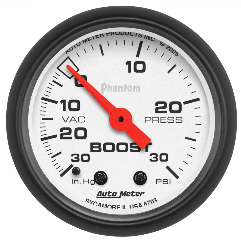 AutoMeter Phantom 2-1/16in Boost/Vac AU5703