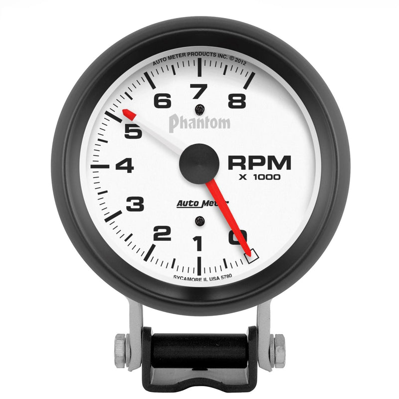 AutoMeter Phantom 3-3/4in Tacho 8000 RPM AU5780