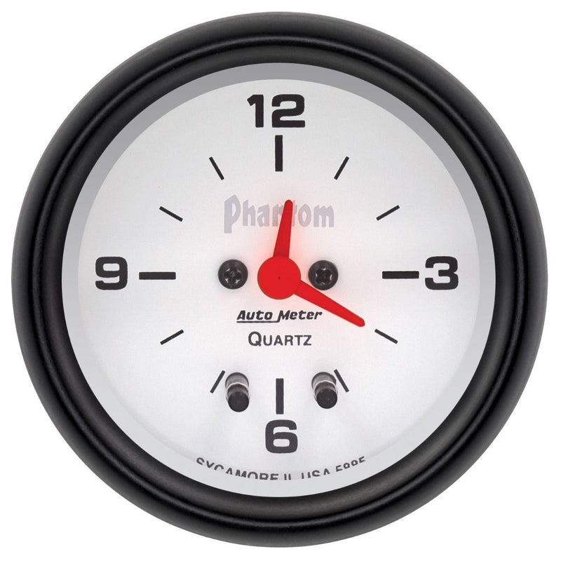 AutoMeter Phantom 2-5/8in Analogue Clock AU5885