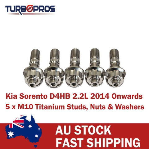 Kia Sorento D4HB 2.2L 2014 Onwards Titanium Turbo Charger Stud Kit