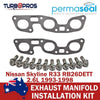 Nissan Skyline R33 2.6L Permaseal Exhaust Manifold Titanium Stud&Gasket Kit