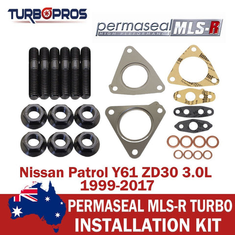 Nissan Patrol Y61 ZD30 3.0L Permaseal Turbo Installation Stud&Gasket Kit