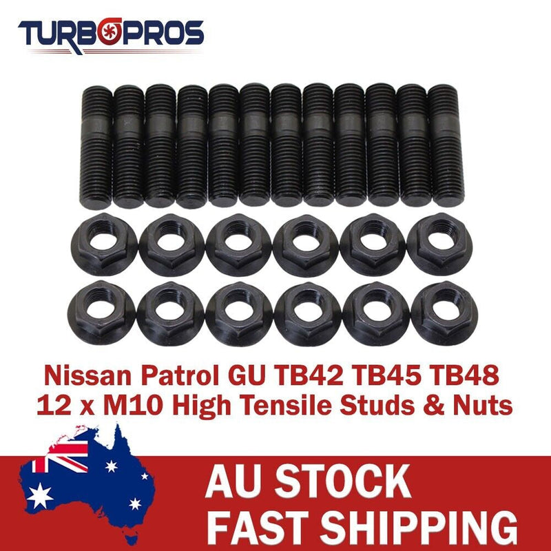 Nissan Patrol TB48 4.8L High Tensile Exhaust Manifold Stud Kit