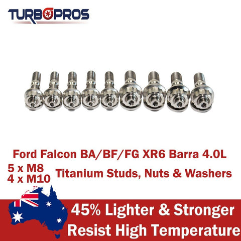 Ford Falcon XR6 BA / BF / FG Barra Titanium Turbo Charger Stud Kit