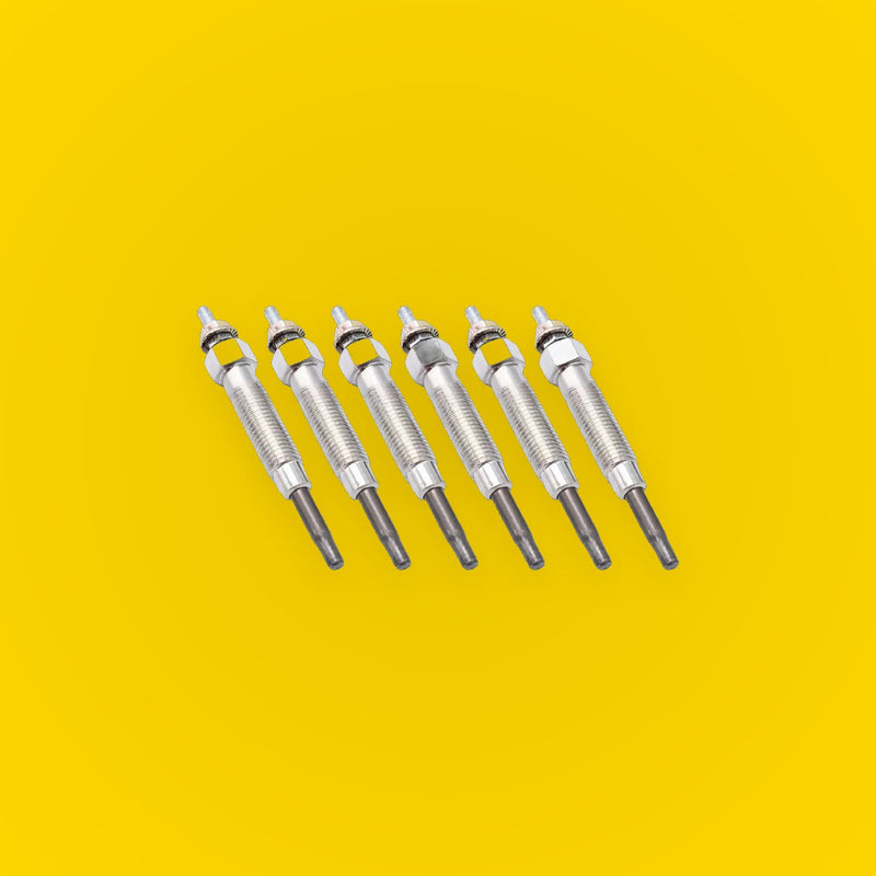 6x Glow Plugs Suitable For Nissan Patrol GU Y61 1997-2000 RD28Ti 2.8L Turbo Diesel 6Cyl