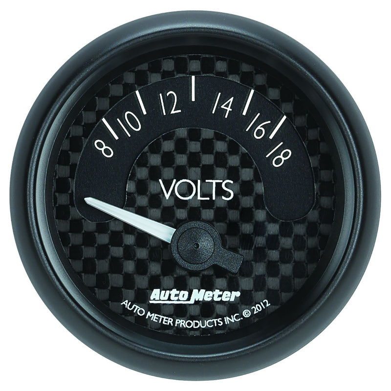 AutoMeter GT Series 2-1/16in Voltmeter AU8092