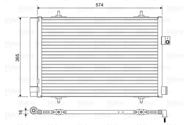 Valeo Air Conditioning Condenser Parallel Flow