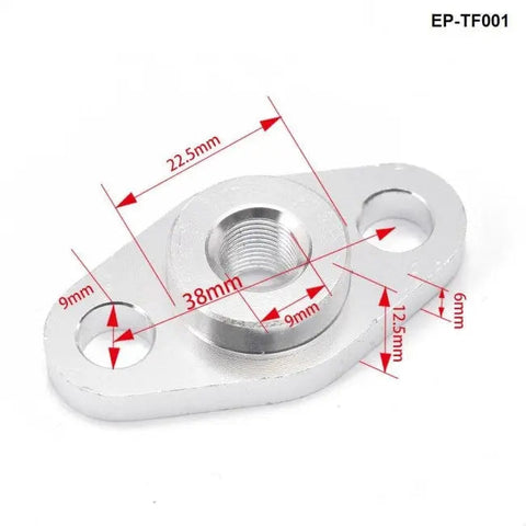 Car Billet Aluminum T3/T4 Turbo Charger 1/8" Npt Oil Drain Line Fitting