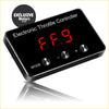 Black electronic throttle controller with red digital display and three silver buttons for 9-mode use on toyota 4runner 03-09