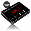 Black electronic throttle controller with red led display and silver buttons for toyota 4runner 2003-2009