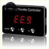 Black 9-mode electronic throttle controller for Toyota 4Runner 2003-2009 with red digital display and three silver knobs