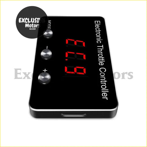 Black 9-mode electronic throttle controller for toyota rav4 2006-2013 with red digital display and silver buttons