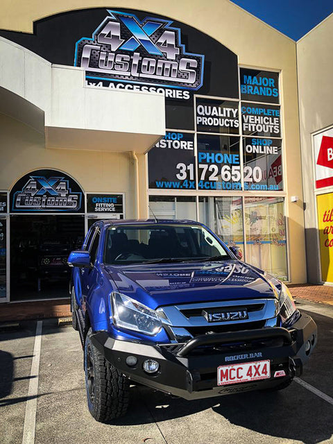 MCC Rocker 078-01SQL Single Low Loop Bull Bar - Isuzu D-Max Facelift 2017-2020 - Image 2