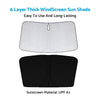Ford Everest UA UB 2020-2024 6 Layer Thick WindScreen Sun Shade Suitable