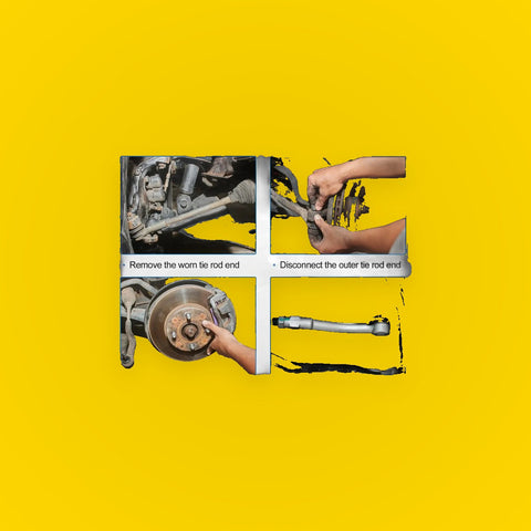 2 x Front Inner Tie Rod End Links for Toyota Matrix