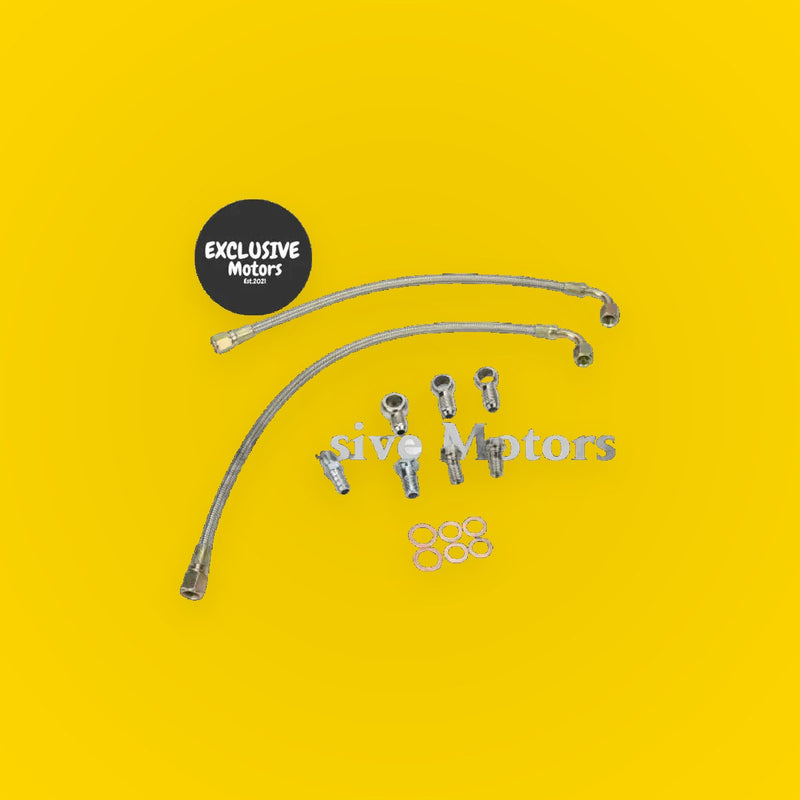 Braided Turbo Water Line Kit For Nissan Y60 GQ Patrol