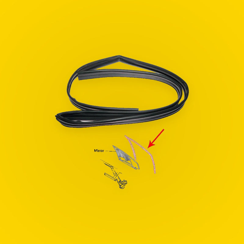 Front Door Glass Run Seal for Mitsubishi Colt Triton L200