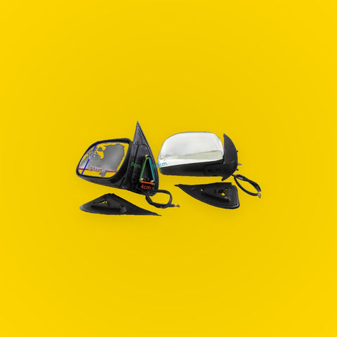 Chrome Electric Door Wing Mirror x2 for Toyota HiluxSR5