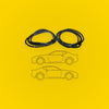 Front Door Weatherstrip Set for Toyota Hilux2-Door