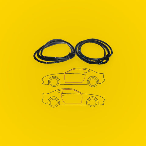 Front Door Weatherstrip Set for Toyota Hilux2-Door