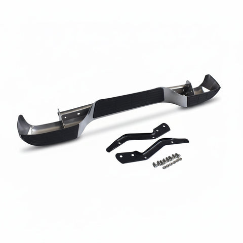 Toyota Hilux 2005–2015 Chrome Rear Step Bumper Bar With Brackets Suitable