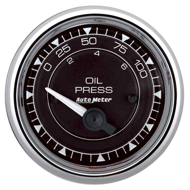 AutoMeter Chrono Chrome 2-1/16in Oil AU9727