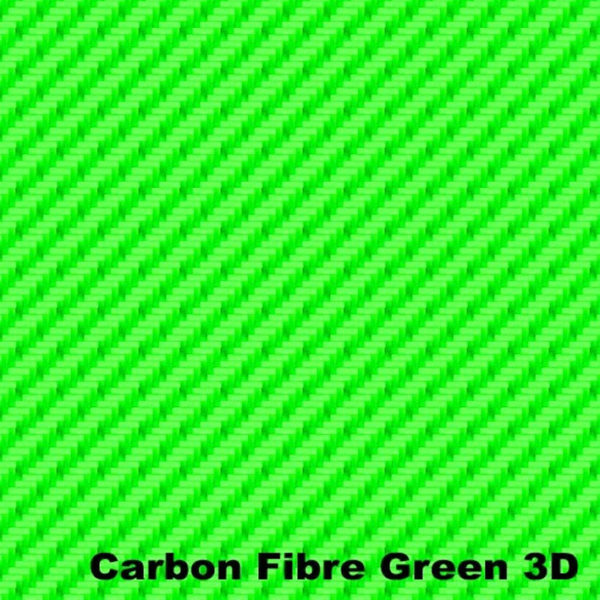 Autotecnica Green Carbon Fibre 3D Vinyl Car Wrap