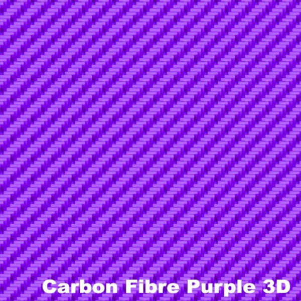 Autotecnica Purple Carbon Fibre 3D Vinyl Car Wrap
