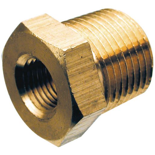 VDO Adaptor Brass Internal Thread 1/8in.-27NPTF External