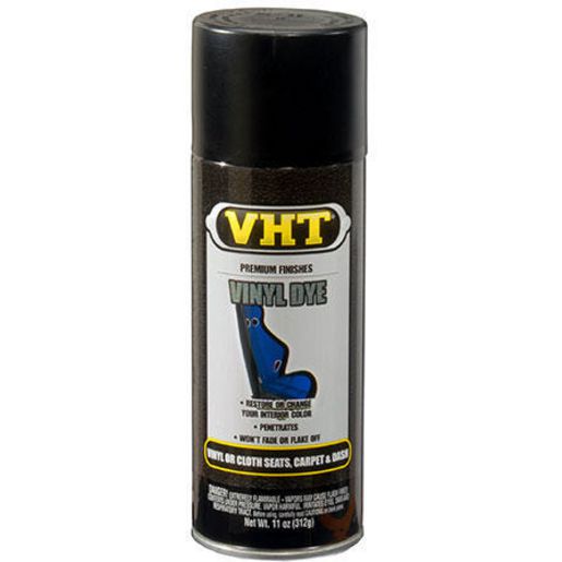 VHT Aerosol Spray Vinyl Dye Satin Black 312g SP942