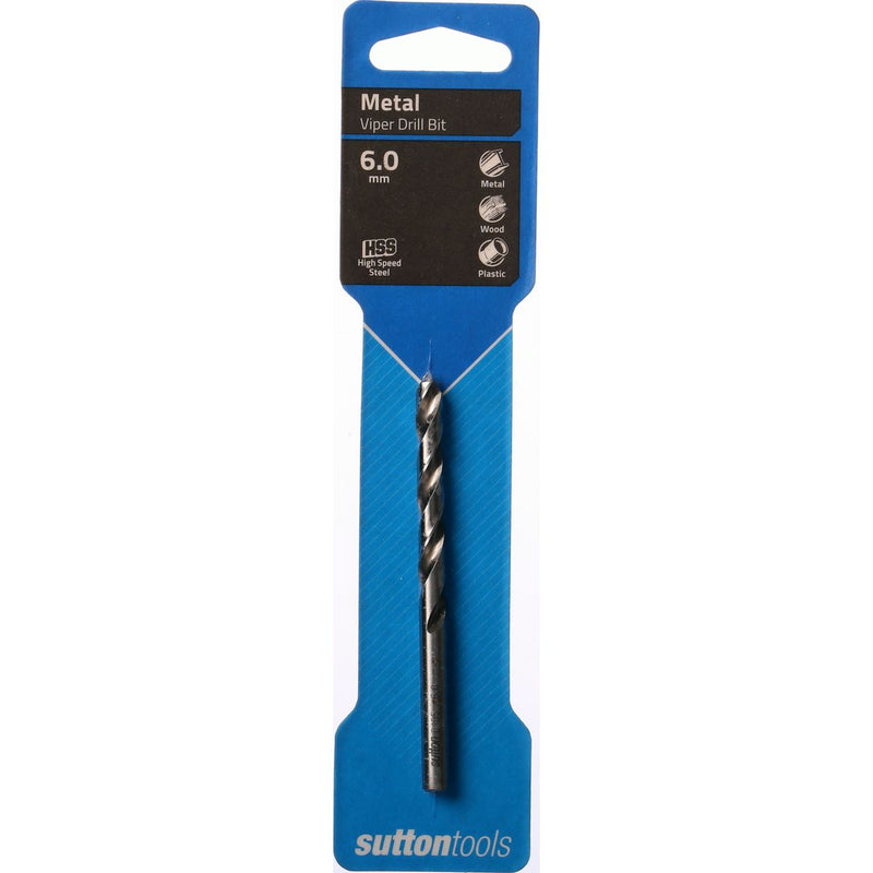 Sutton Jobber Drill Bit Viper HSS 6x93mm S/P HSP600
