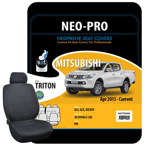 True Fit Tailored Neoprene Seat Covers Fits Mitsubishi