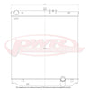 PWR Radiator 55mm fits Landcruiser VDJ70S 4.5TD V8 PWR6629