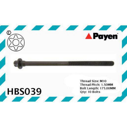 Permaseal Head Bolt Set HBS039