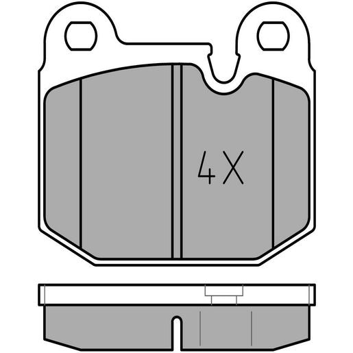 Meyle Original Brake Pad Set Front 025 205 8816