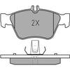 Meyle Original Brake Pad Set Front 025 216 6419