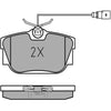 Meyle Original Brake Pad Set Rear 025 234 4616/W
