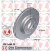 Zimmermann OE Coat Z Brake Rotor Pair 348mm Front