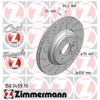 Zimmermann Formula Z Brake Rotor 350mm Rear LH 150.3459.70