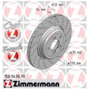 Zimmermann Formula Z Brake Rotor 370mm Rear RH 150.3476.70