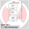 Zimmermann Brake Pad Front Set 23273.160.1