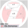 Zimmermann Brake Pad Front Set 23581.190.2