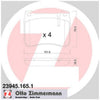 Zimmermann Brake Pad Front Set 23945.165.1