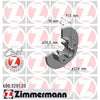 Zimmermann OE Coat Z Brake Rotor Pair 226mm Rear