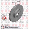 Zimmermann OE Coat Z Brake Rotor Pair 328mm Front