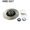 SKF Brake Rotor w/ Bearing 249mm Rear Vkbd 1017