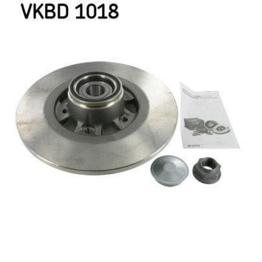 SKF Brake Rotor w/ Bearing 274mm Rear Vkbd 1018