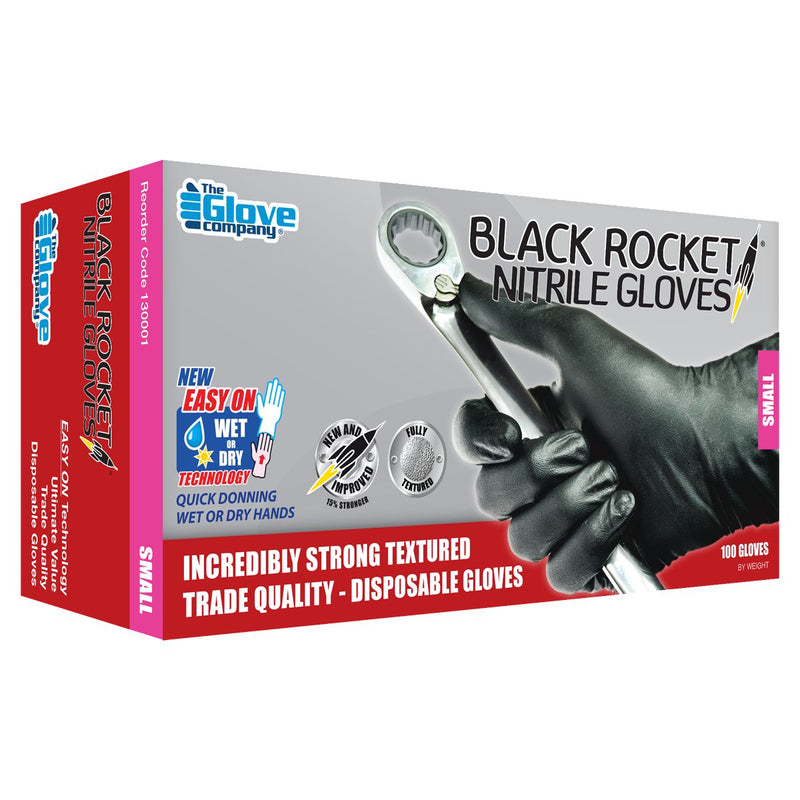 The Glove Company TGC Black Nitrile Disposable Gloves